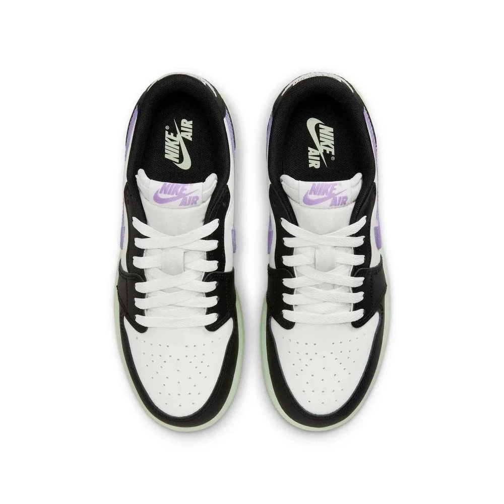 Nike GS Jordan 1 Retro Low OG Kids Size 7Y Black Raspberry Shoes HF0410-001 NEW